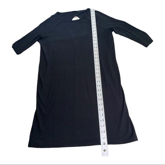 Casual Zara 3/4 Sleeve Black Dress - Picture 4 of 9